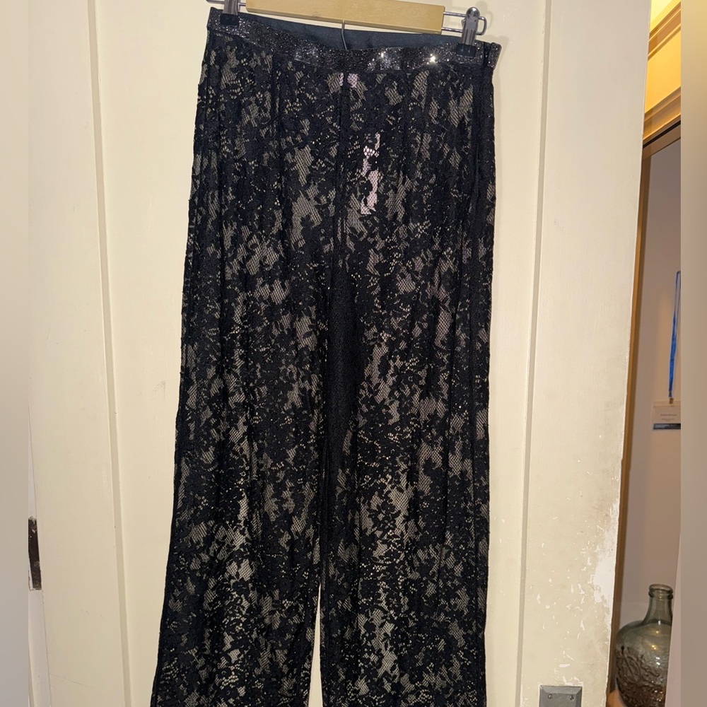 NWT Victoria's Secret Black Lace Pants
